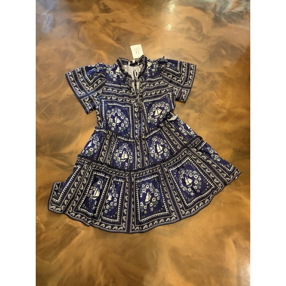 NWT! Hunter Bell Merritt Dress Bon voyage Small - Picture 5 of 8